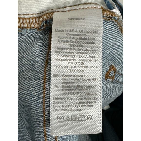 Madewell The Perfect Vintage Jean in Bainton Wash: Raw-Hem Edition Size 27 - Picture 11 of 11